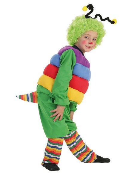 Disfraz de Gusanito de Colores - Disfraces de Insectos para Niñas y Niños - MisterDisfraz.com