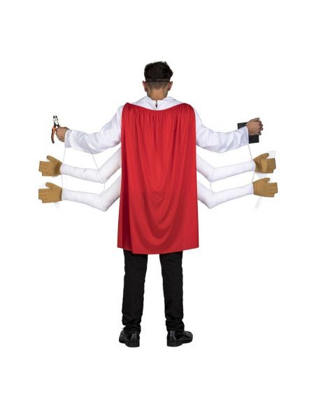 Espalda - Disfraz de Súper Padre para Hombre