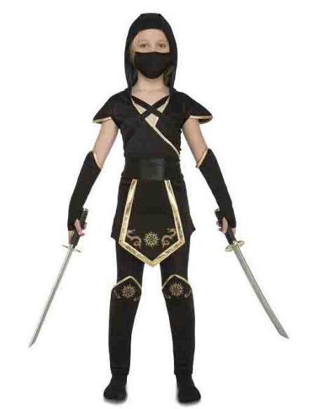 Disfraz de Ninja Negro para Niña