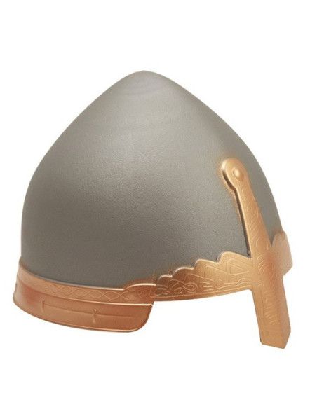 Casco Medieval Plateado