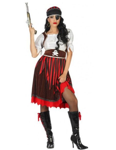 Disfraz de Pirata Busca Tesoros Mujer - Disfraces de Piratas y Mosqueteros - MisterDisfraz.com
