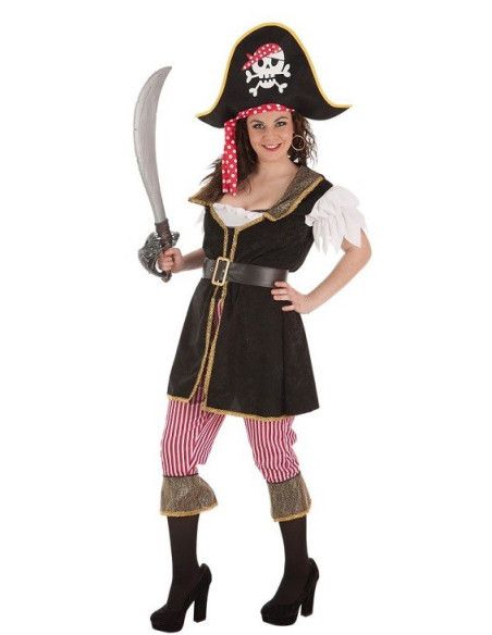 Disfraz de Pirata del Caribe  para Mujer - Disfraces de Piratas y Mosqueteros - MisterDisfraz.com