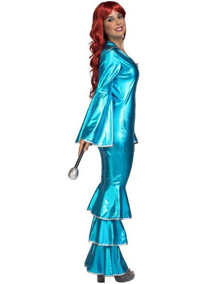 Disfraz Disco Turquesa para mujer