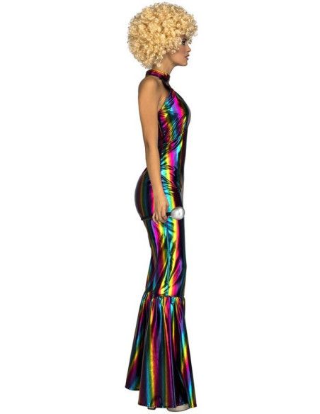 Disfraz Disco Arcoíris para Mujer