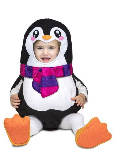 Disfraz de Pingüino con Bufanda para Bebé