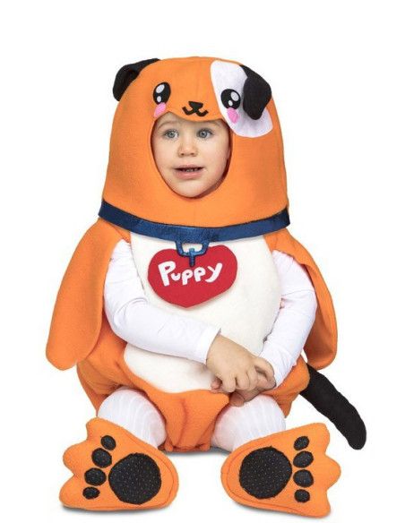 Disfraz de Perrito Naranja para Bebé