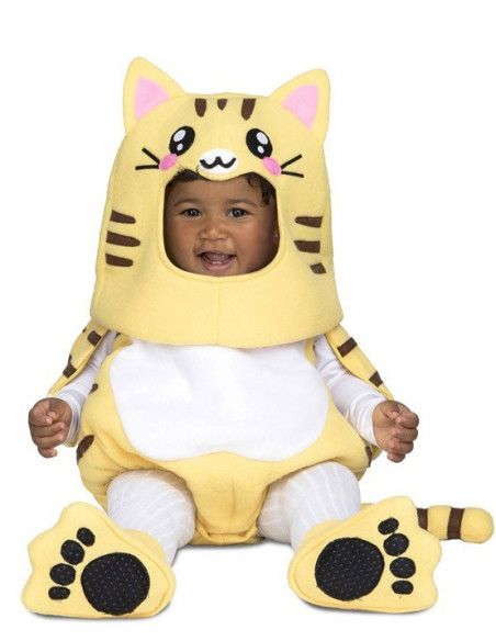 Disfraz de Gatito Amarillo para Bebé