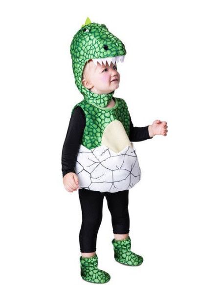 Disfraz de Dino en el Cacarón para Bebé y Niño