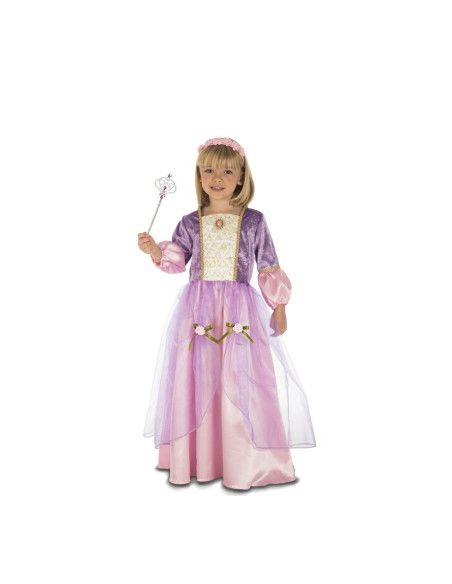 Disfraz de Princesa Medieval Morada para Niña
