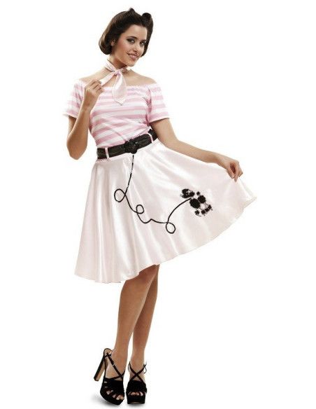 Disfraz de Pink Lady para Mujer
