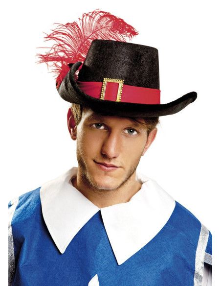 Sombrero de Mosquetero Terciopelo Adulto