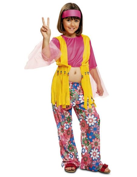 Disfraz de Hippie Flower para Niña