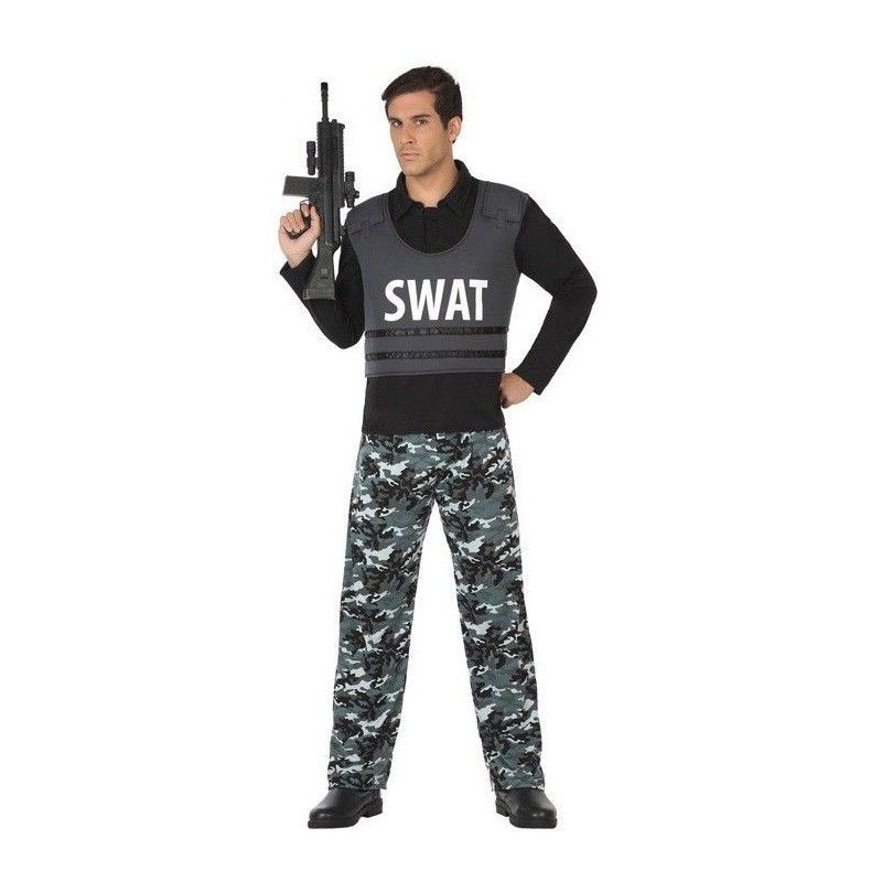 Disfraz de Policía Swat para Hombre - Disfraces de Profesiones y Oficios para Adultos - MisterDisfraz.com