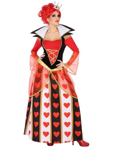 Disfraz de Reina de Corazones para mujer