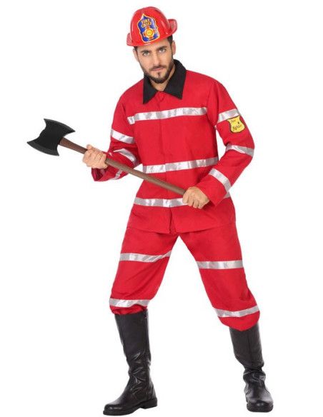 Disfraz de Bombero Fire para hombre