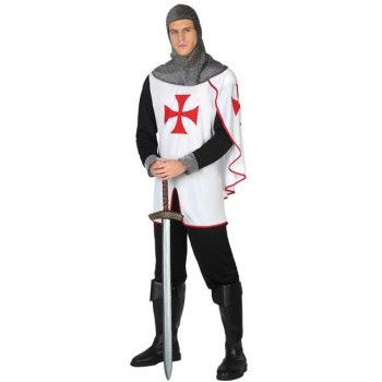 Disfraz de Soldado Medieval Cruzadas para Hombre - Disfraces Medievales para Carnaval y Ferias Medievales - MisterDisfraz.com