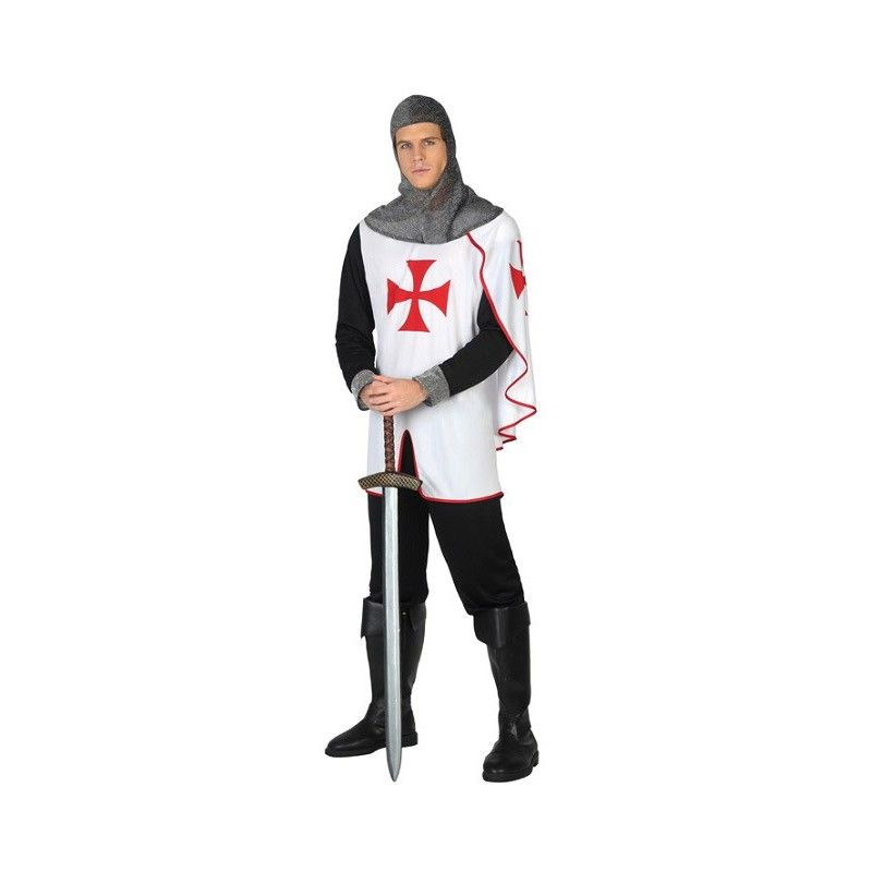 Disfraz de Soldado Medieval Cruzadas para Hombre - Disfraces Medievales para Carnaval y Ferias Medievales - MisterDisfraz.com