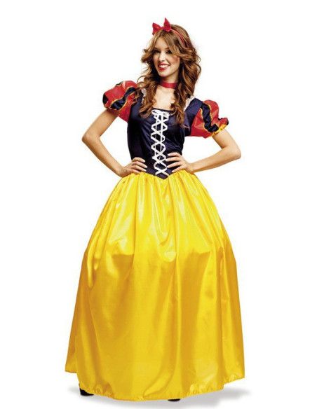 Tabla de tallas-Disfraz de Blancanieves para mujer