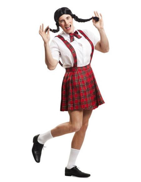 Disfraz de Colegiala para Hombre