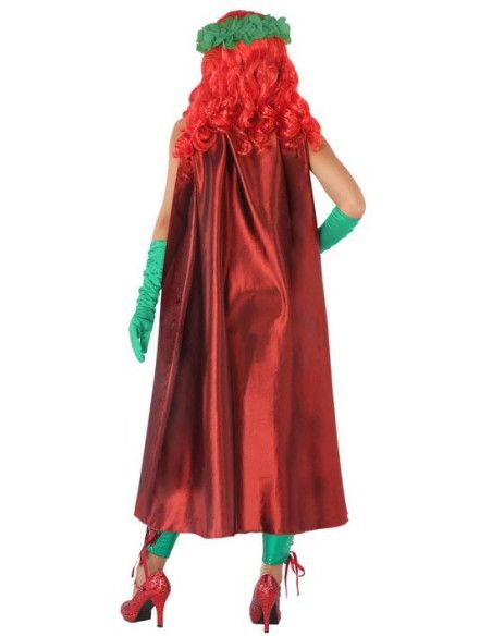 Espalda - Disfraz de Súper Heroína Verde para Mujer