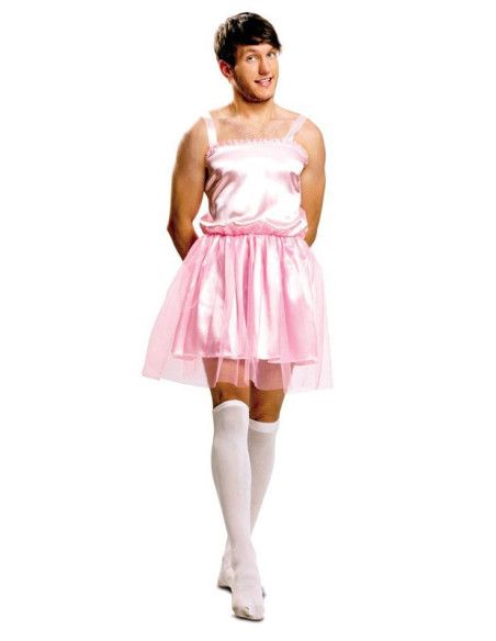 Disfraz de Bailarina Rosa para Hombre