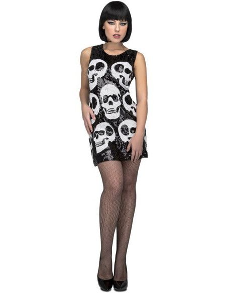 Disfraz o Vestido de Calavera para Mujer