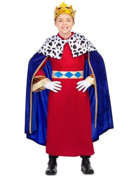 Disfraz de Rey Mago Azul para Niño.