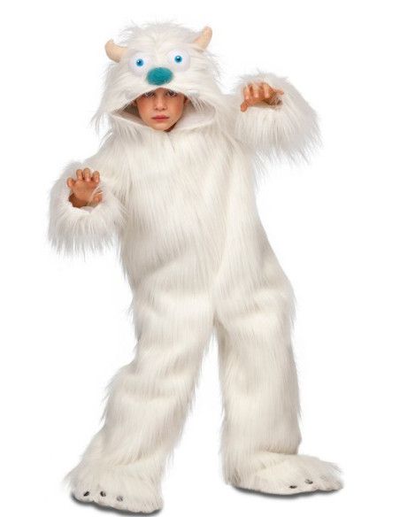 Dsfraz de Yeti Blanco para Niño.