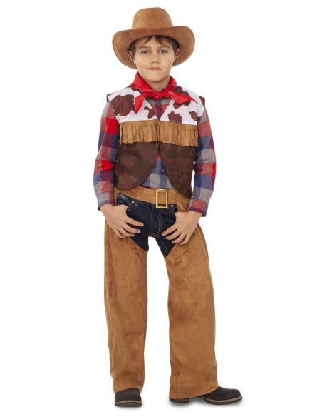 Disfraz de Cowboy con Flecos para Niño.