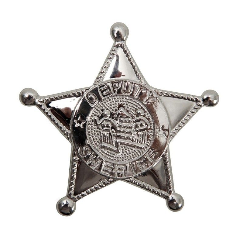 Estrella de Sheriff de 8 cm.