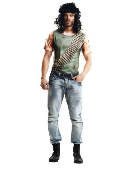 Camiseta disfraz Soldado para Hombre.