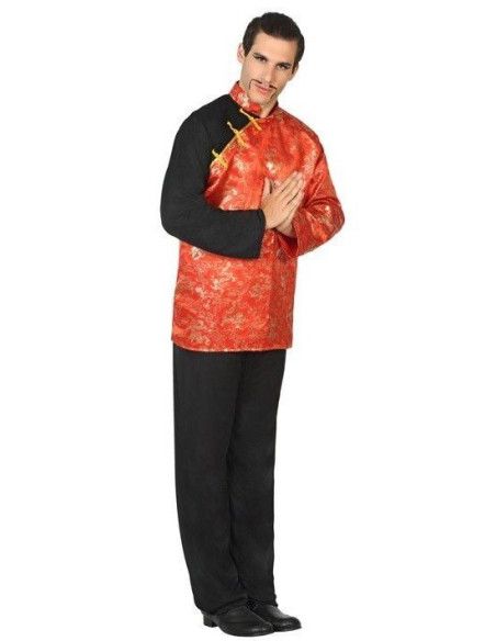 Disfraz de Chino Elegante para Hombre - Disfraces de Países para Carnaval y Fiestas Temáticas - MisterDisfraz.com