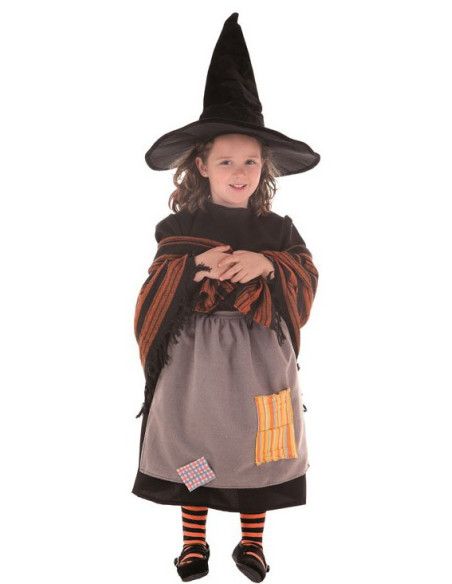 Disfraz de Bruja Malota para Niña.