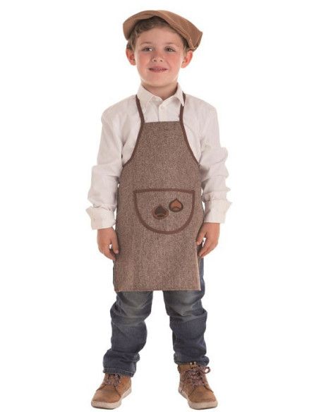 Disfraz de Castañero Marrón para Niño.