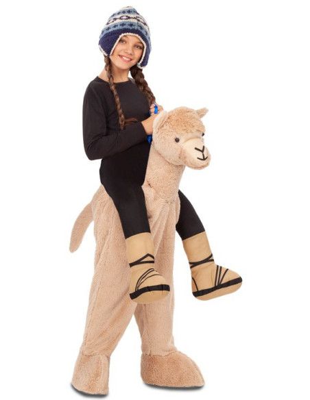 Perfil - Disfraz de Llama a Hombros para Niños.