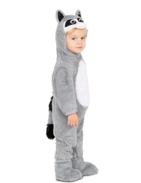 Perfil - Disfraz de Mapache para Bebé.