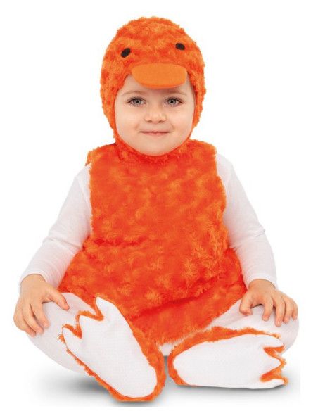 Disfraz de Patito Naranja para Bebé.