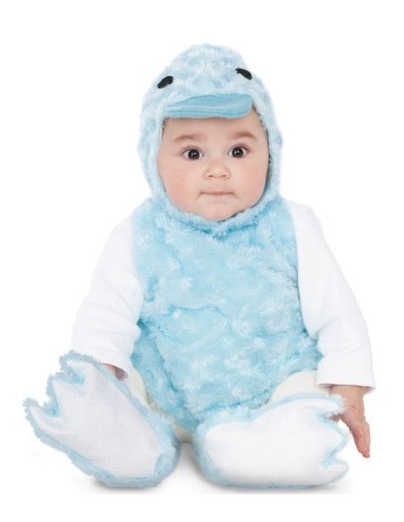 Disfraz de Patito Azul para Bebé.