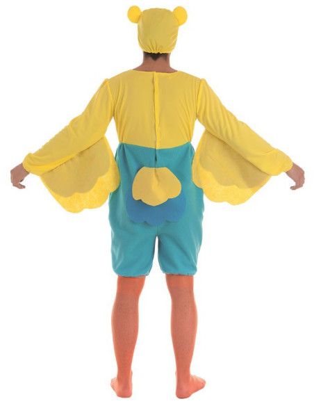 Espalda - Disfraz de Búho con Ojazos para Hombre.