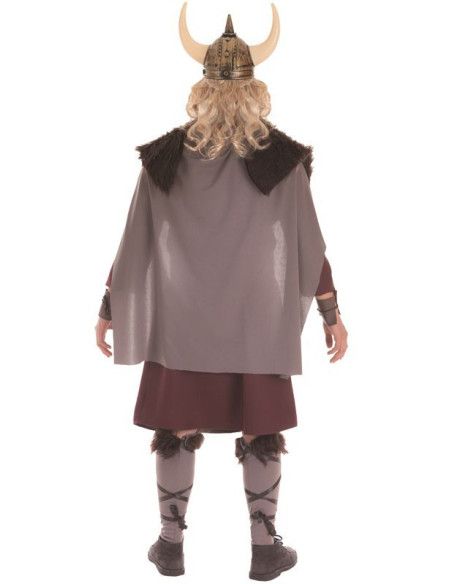 Espalda - Disfraz de Vikingo para Hombre.