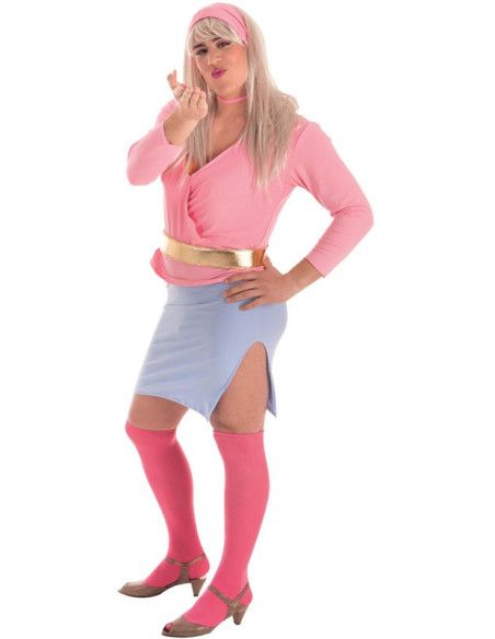 Detalle - Disfraz de Muñeca Famosa para Mujer.