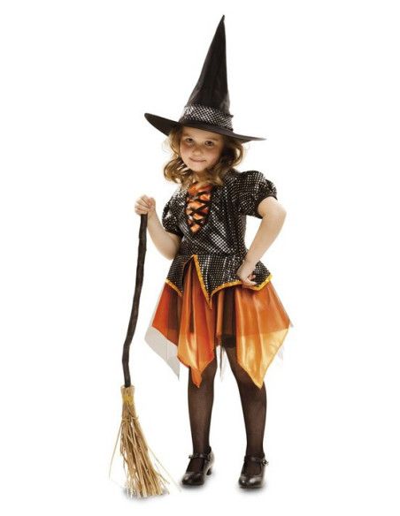 Disfraz de Bruja Dorada para Niña