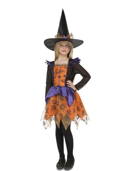 Disfraz de Bruja Calabaza para Niña