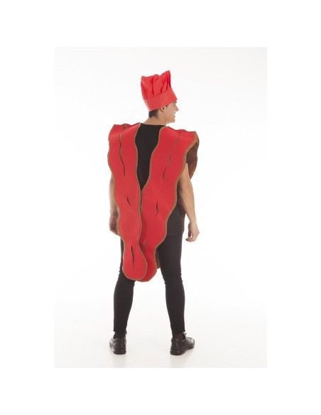 Espalda - Disfraz de Bacon para Adulto.