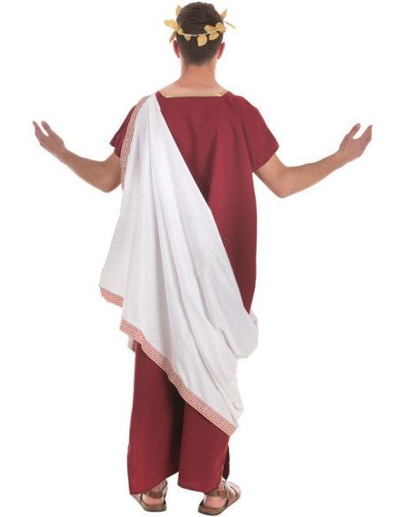 Espalda - Disfraz de Romano Senatus para Hombre.
