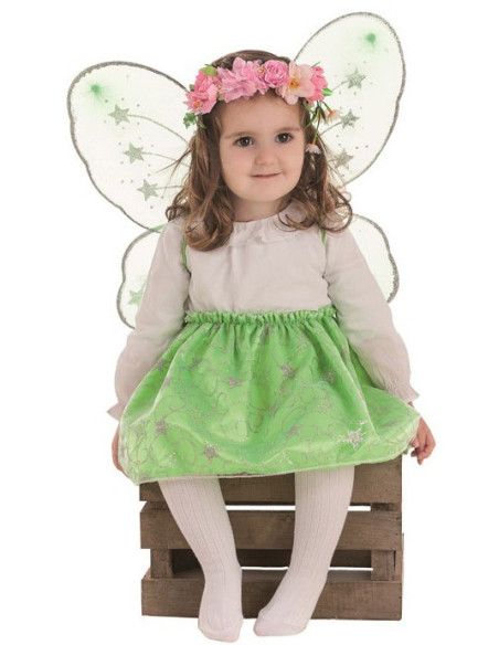 Disfraz de Mariposa Verde para Niña.