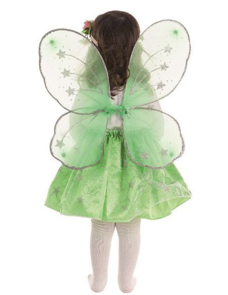 Disfraz de Mariposa Verde para Niña.