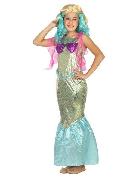 Disfraz de Sirena Marina para  Niña - Disfraces de Cuentos Infantiles para niño y niña - MisterDisfraz.com