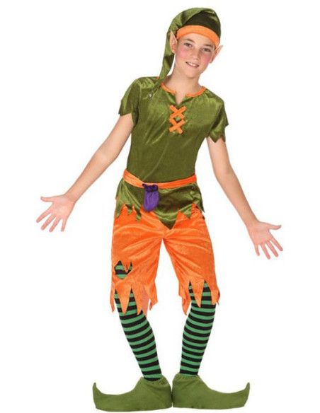 Disfraz de Duende Verde para Niño.