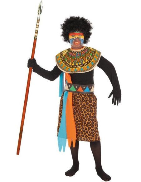 Disfraz de Africano Niño - Disfraces de paises para niños y niñas - MisterDisfraz.com
